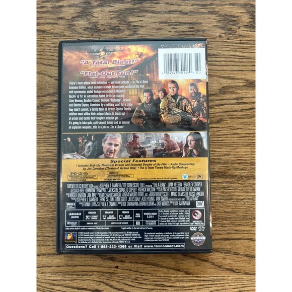 The A-Team 2010 DVD Action Bradley Cooper Liam Neeson Quinton  Jackson Pre-Owned - Picture 2 of 4